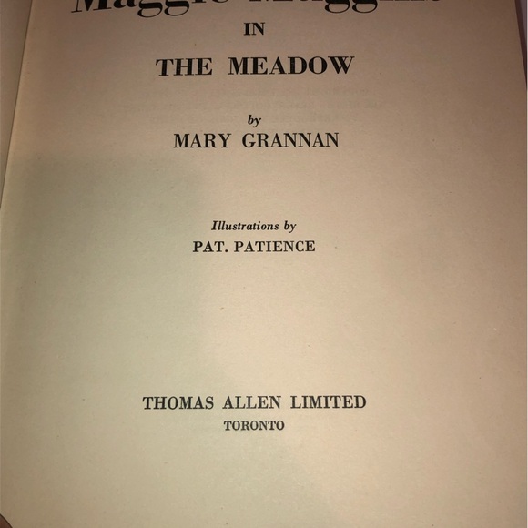 Maggie Muggins in the Meadow by Mary Grannan- 1956 - assumed 1st edition- used - Picture 3 of 7